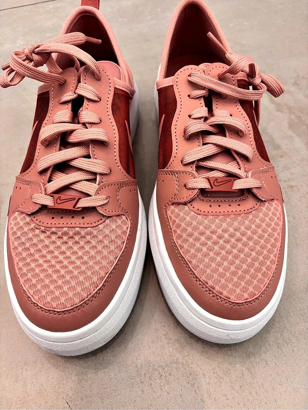 Nike Court Vision Alta Platform Pink Sneakers Like New